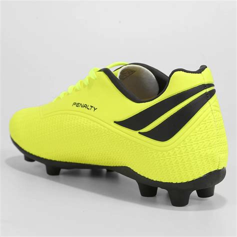 Chuteira Campo Penalty Furia Xxii Amarelo E Preto Compre Agora