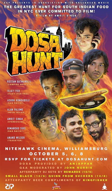 Dosa Hunt The Movie Debuts In Brooklyn The Weekend Of October 5 Food