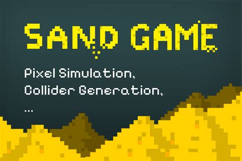 Falling Sand Game Template Pixel Simulation Systems Unity Asset Store