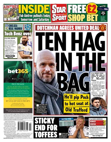 Allie Hodgkins Brown On Twitter Thursdays Star Sport Ten Hag In