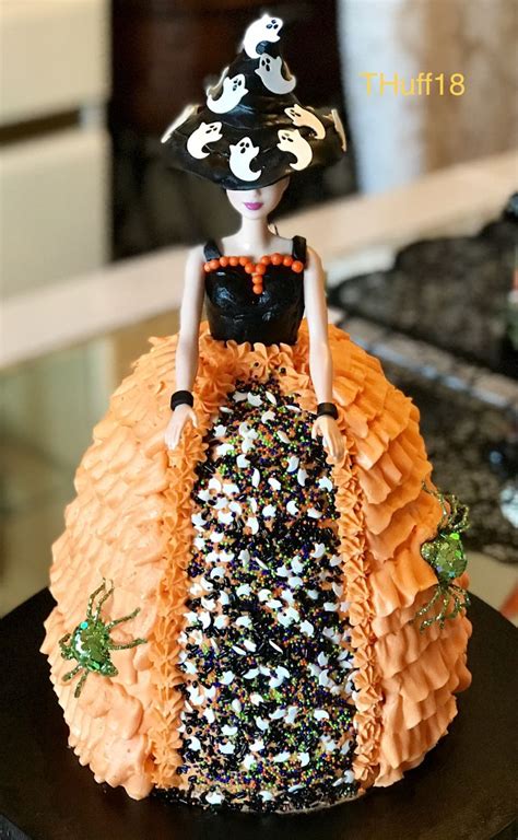 Barbie Witch Halloween Cake Halloween Birthday Cakes Halloween Cakes