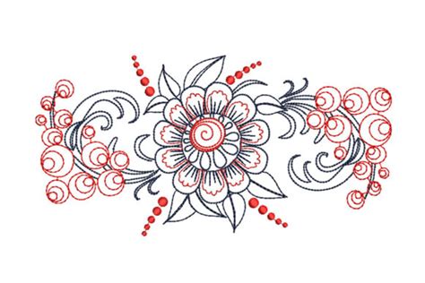 Outline Flowers Embroidery Designs 2024 426 Free And Premium Embroidery Designs · Creative