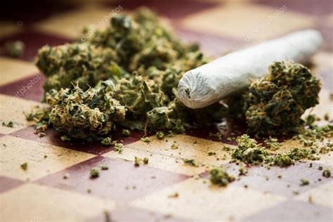 Marijuana joint closeup — Stock Photo © wollertz #59408563