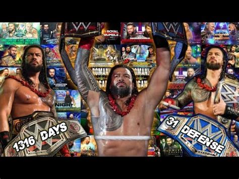 Roman Reigns Every WWE Universal Title Defenses YouTube