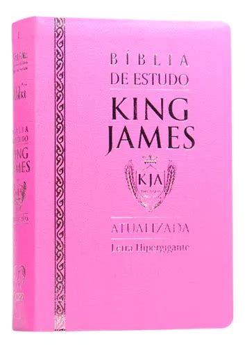 Bíblia De Estudo Feminina King James Zíper Letra Hiper Gigante