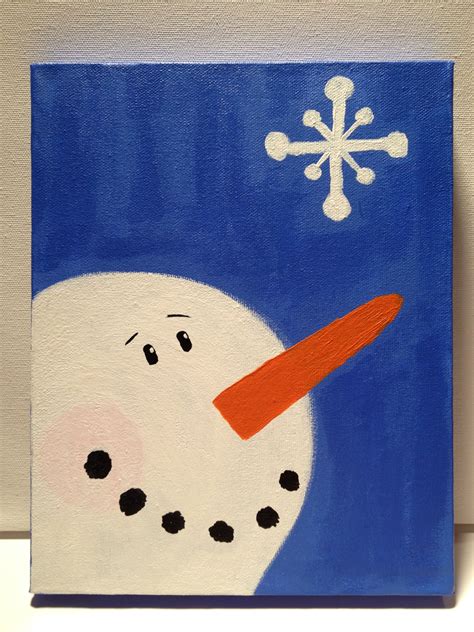 Easy Christmas Canvas Painting Ideas For Kids – View Painting