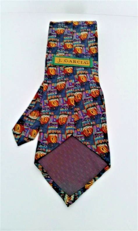 Ties Necktie Multi Color Men S Abstract Jerry J Garcia 100 Silk Ties