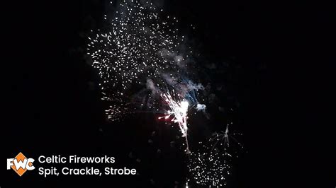 Spit Crackle Strobe From Celtic Fireworks Youtube