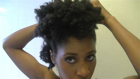 Natural Hair Afro Puff Youtube