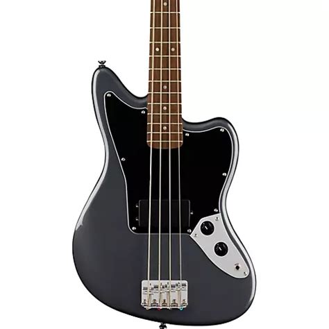 Squier Affinity Series Jaguar Bass H Charcoal Frost Metallic Guitar Center