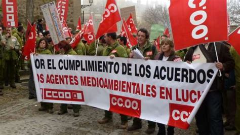 Unos 60 Agentes Medioambientales Se Concentran En Toledo Ante La Falta