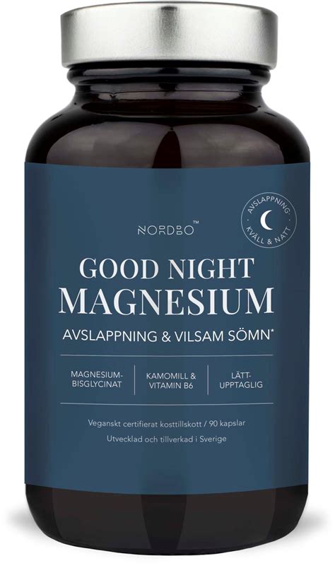 Nordbo Good Night Magnesium 90 kap | lyko.com