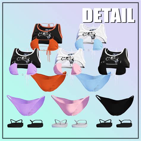 Moe Maya Kikyo Selestia Crop Top Bikini Overay BOOTH