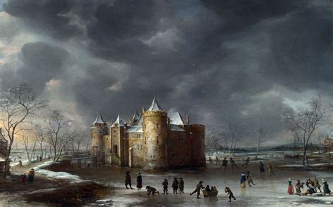 Jan Beerstraaten The Castle Of Muiden In Winter 1658 Flickr