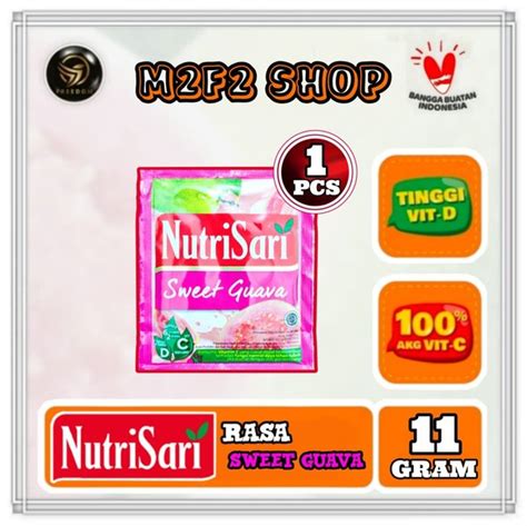 Jual NutriSari Minuman Serbuk Sweet Guava Jambu Sachet 11 Gr