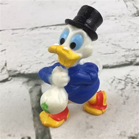 VINTAGE 1991 KELLOGGS Disney Scrooge McDuck Daisy Duck PVC Figure