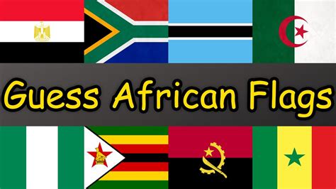 Guess All African Flags Flag Quiz Youtube