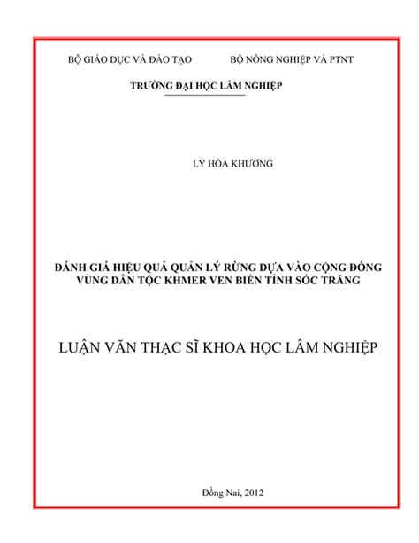 Nh Gi Hi U Qu Qu N L R Ng D A V O C Ng Ng V Ng D N T C Khmer Ven