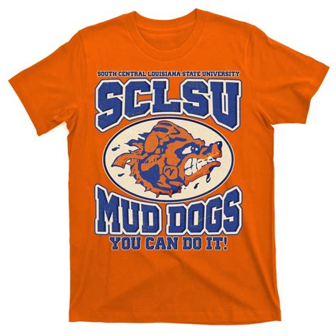 Vintage Sclsu Mud Dogs Classic Football T Shirt Teeshirtpalace