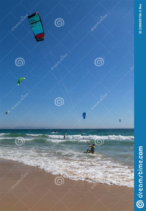 Kite Surfing In Tarifa Editorial Photo Image Of Extreme