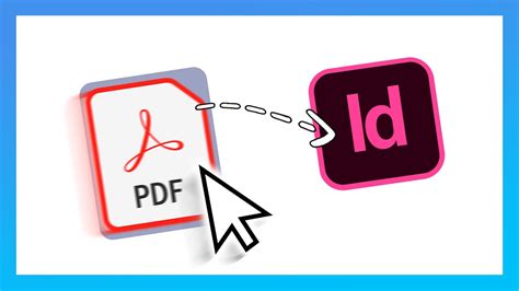 How To Import A Pdf Into Indesign Adobe Tutorial Youtube