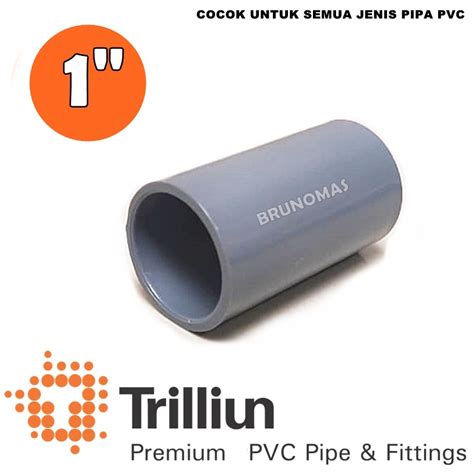 Jual Sock Sambungan Pipa Pvc Ukuran 1 Inch Socket Merk Trilliun