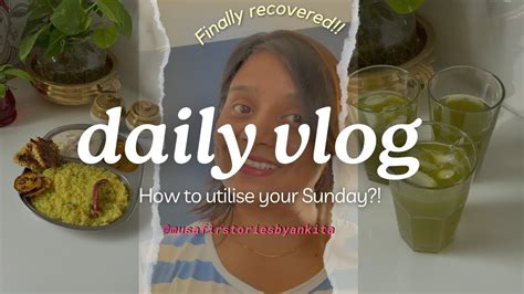 Lazy Sunday Vlog Spend A Day With Me Reading Cooking Recovery