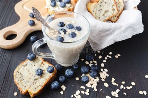 Oatmeal Kissel for Weight Loss, Homemade Oat Milk Vegan Product Concept ...