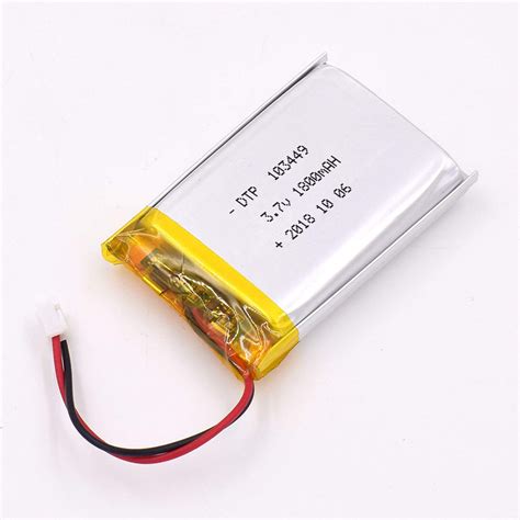 Dtp103449 1800mAh 3 7 V Lithium Ion Battery 3 7V Lipo Battery For GPS