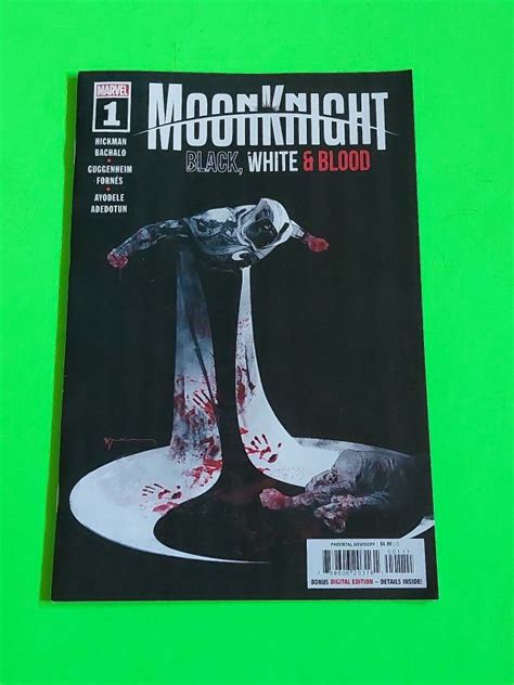 Moon Knight Black White Blood Vf Nm Hickman Spider Man Comic