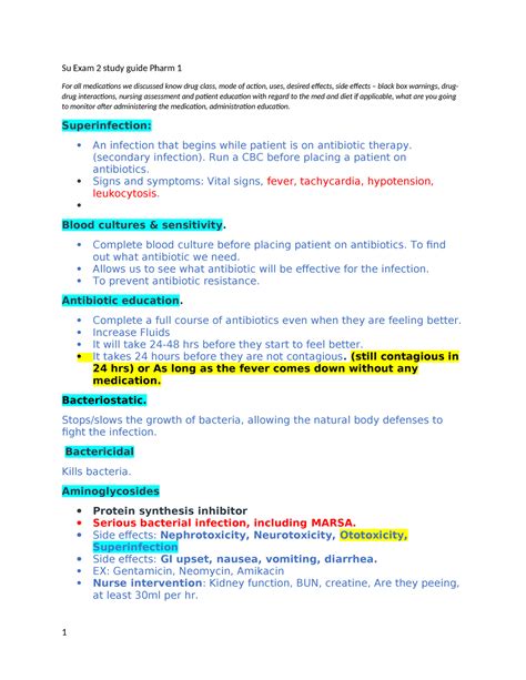 Pharm Exam Updated Review Su Exam Study Guide Pharm For All