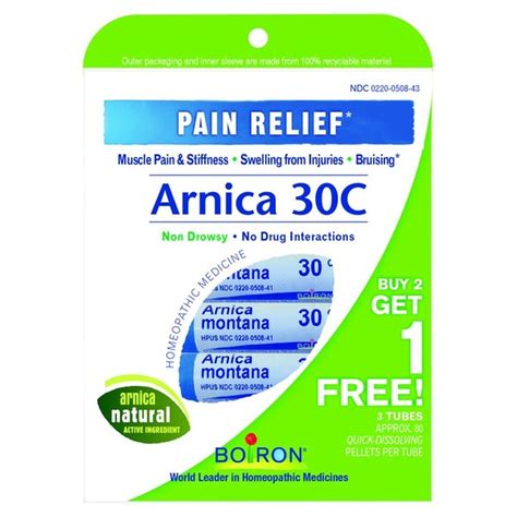 Boiron Arnica 30c Pellets 3 Each From Fresh Thyme Market Instacart