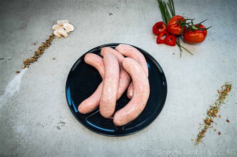 Bratwurst Frisch Grob Fein Onlineshop Fleischerei Borghs