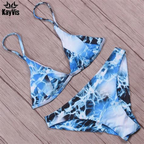 Kayvis 2017 Newest Sexy Mini Micro Bikini Swimwear Women Swimsuit Thong