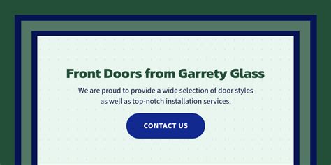 A Guide To Front Door Styles Garrety Glass