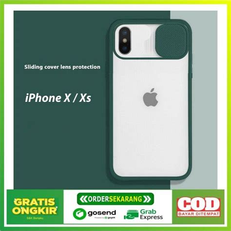 Jual Slide Case Clear Protaction Kamera Belakang Iphone X Xs Pro