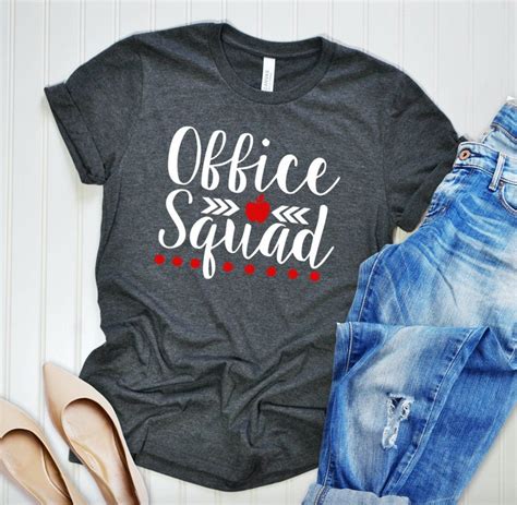 Office Squad T Shirt Office Staff Shirt Matching T Shirts Etsy