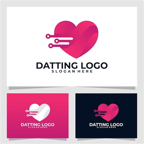 Premium Vector Dating Love Logo Vector Design Template