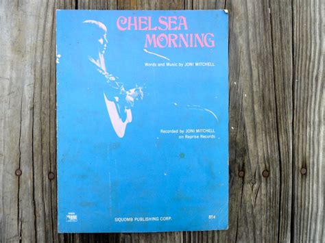 Chelsea Morning by Joni Mitchell Guitar Tab vintage sheet