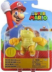 Super Mario World Of Nintendo 4 Inch Action Figure Boom Boom With Coin