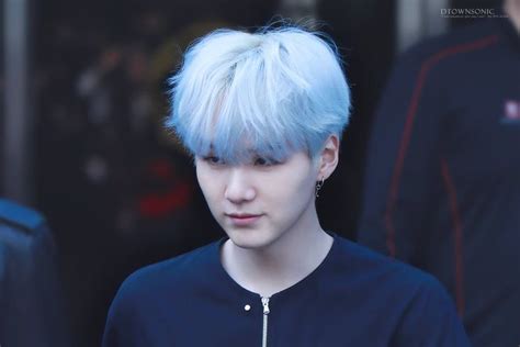 Dtownsonic On Twitter Min Yoongi Blue Hair Yoongi