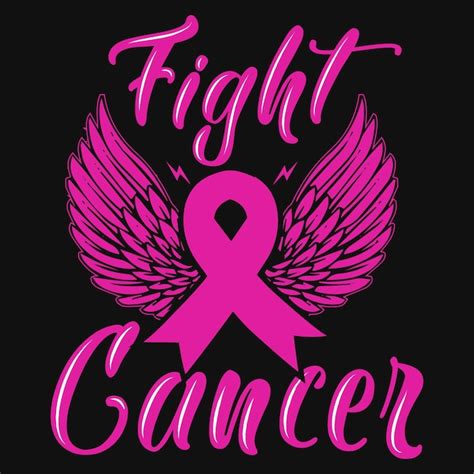 Premium Vector Fight Cancer Tshirt Design