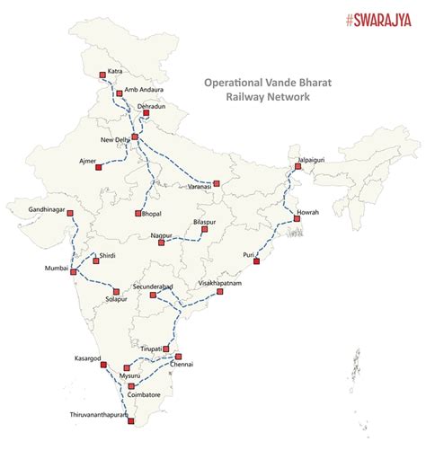 Mapping The Rapidly Expanding Network Of Vande Bharat Trains