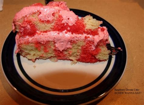 Raspberry Dream Cake Chew Wanna Eat