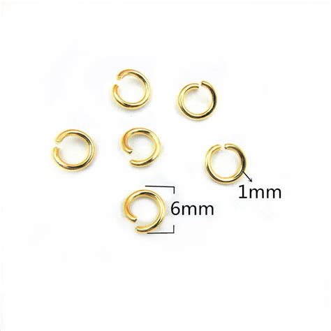 Stainless Steel K Real Gold Pvd Plated Mm Mm Connector Rings