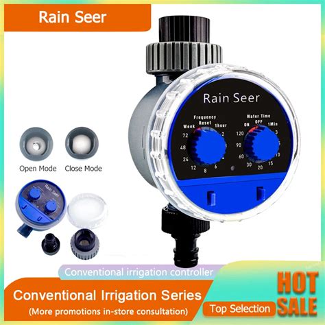 Rain Seer Double Dial Gua Temporizador V Lvula De Esfera De Irriga O