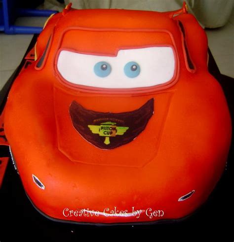 Lightning Mcqueen Cake Decorated Cake By Gen Cakesdecor