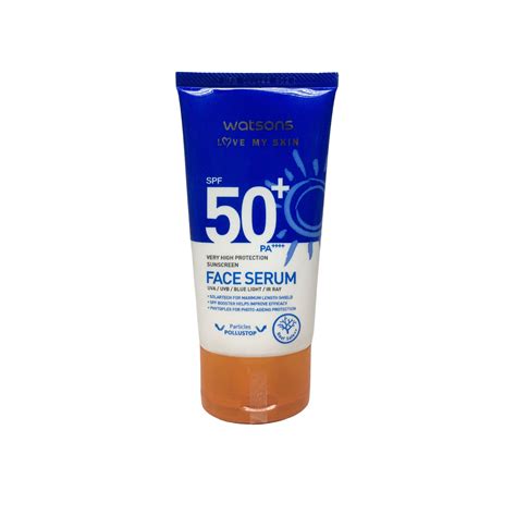 Watsons Watsons Very High Protection Sunscreen Face Serum Spf50 50ml Watsons Philippines