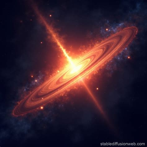 Neutron Star Collision Nebula | Stable Diffusion Online