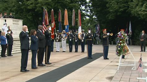 President Biden Lays Wreath At Tomb Of Unknown Soldier Memorial Day